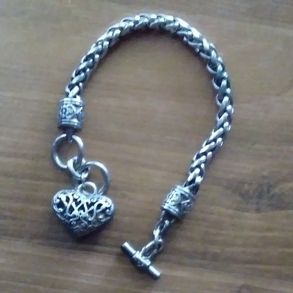 BRIGHTON STYLE SILVER HEART